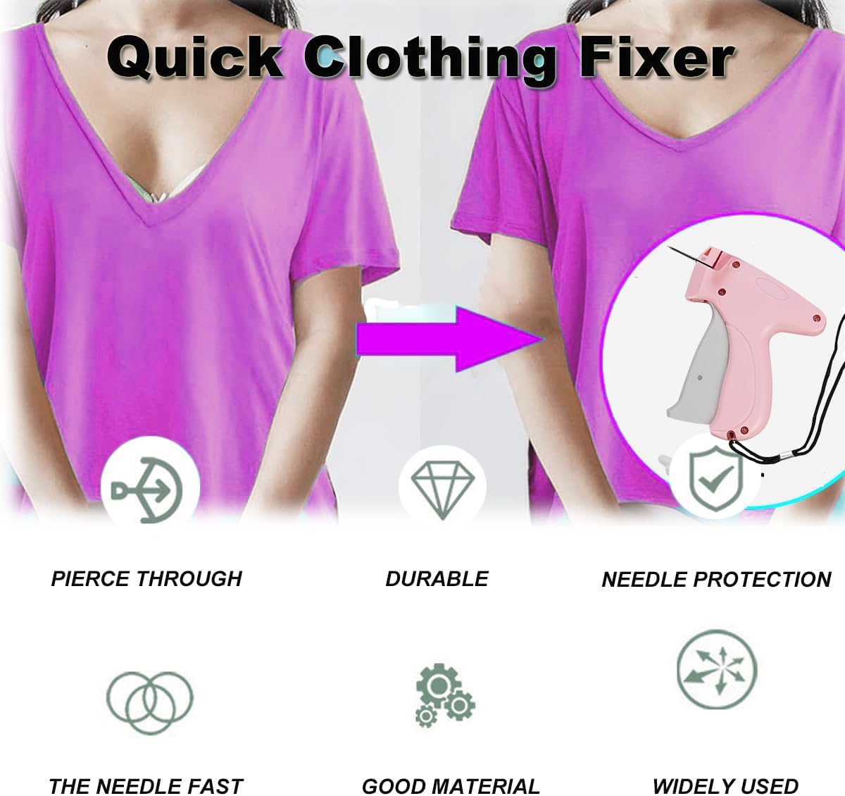 Stitch Gun | Clothing Fixer Tool (3000 clips)